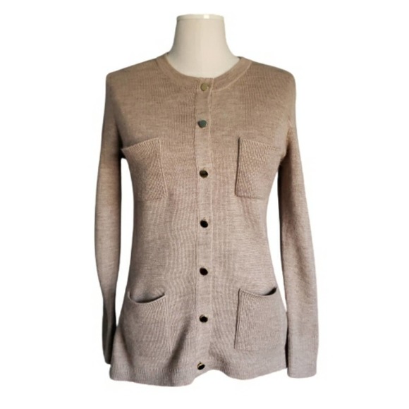 Banana Republic Alpaca Blend Crewneck Cardigan - Picture 1 of 6